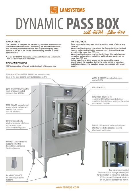 Brochure "Dinamic Pass Box"