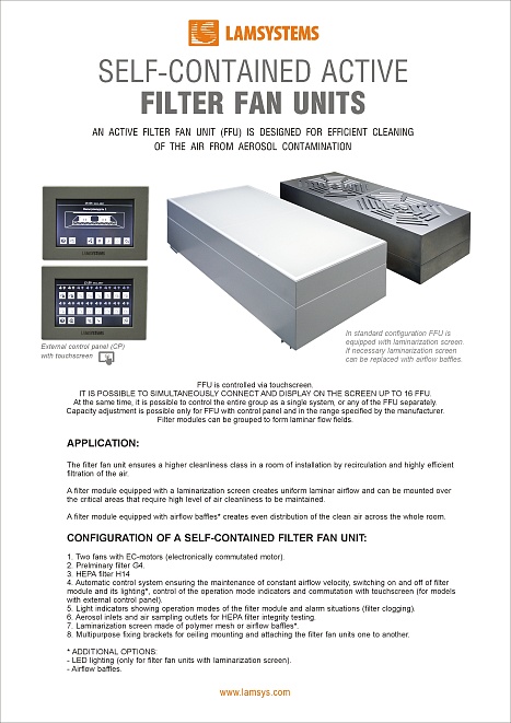 Brochure "Filter Fan Unit"