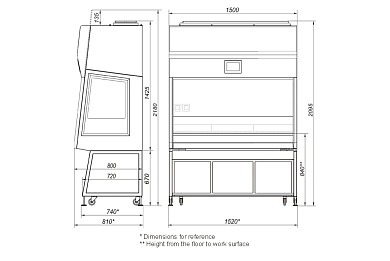 Dimensional drawing (Code 223.150.99)