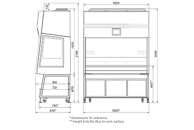 Dimensional drawing (Code 223.180.99)